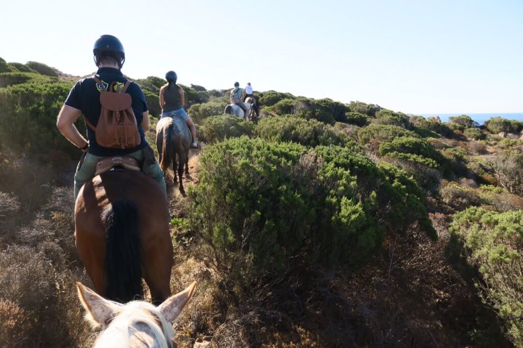 Andare a cavallo a Chia