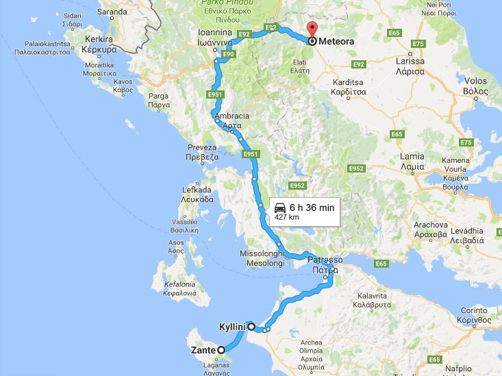 Grecia on the road