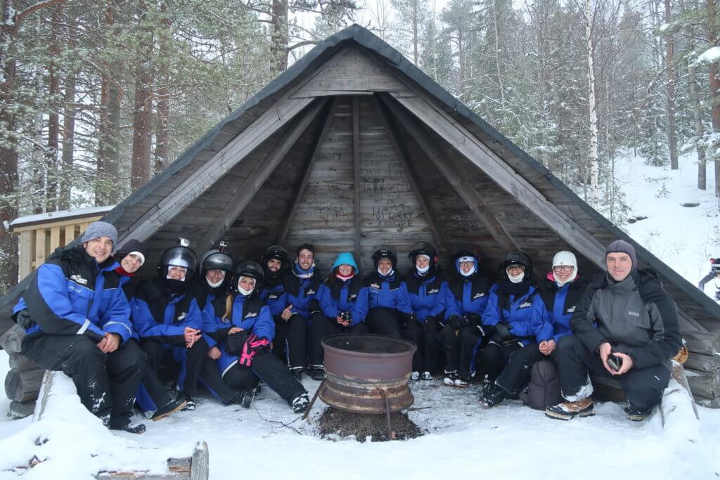 Motoslitta in Lapponia