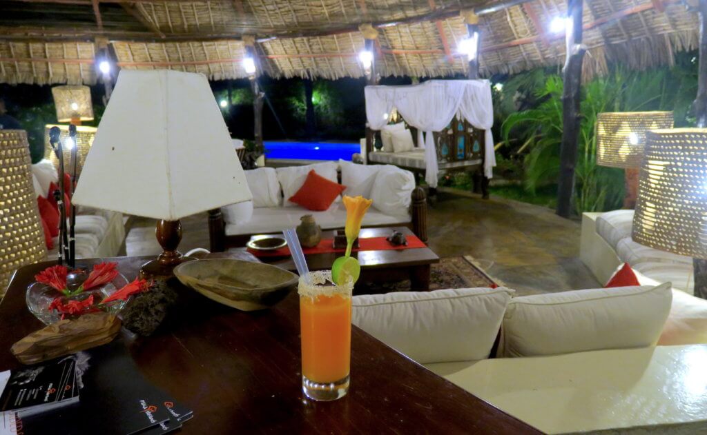 aperitivo villa hotel a Malindi