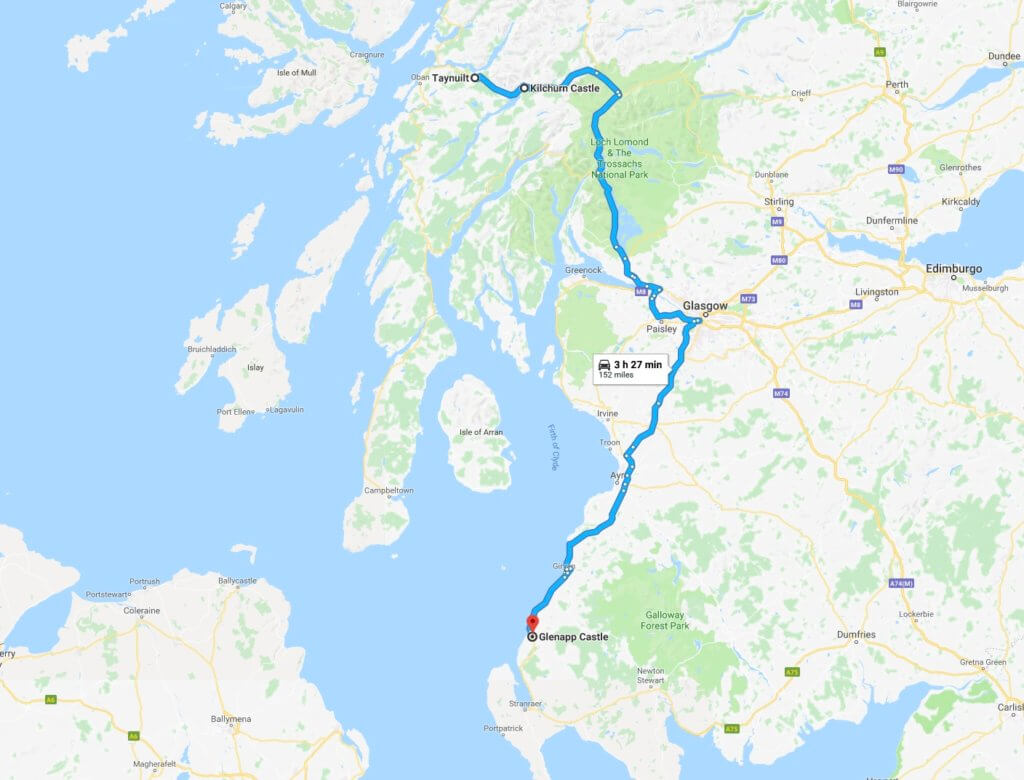 itinerario romantico in Scozia