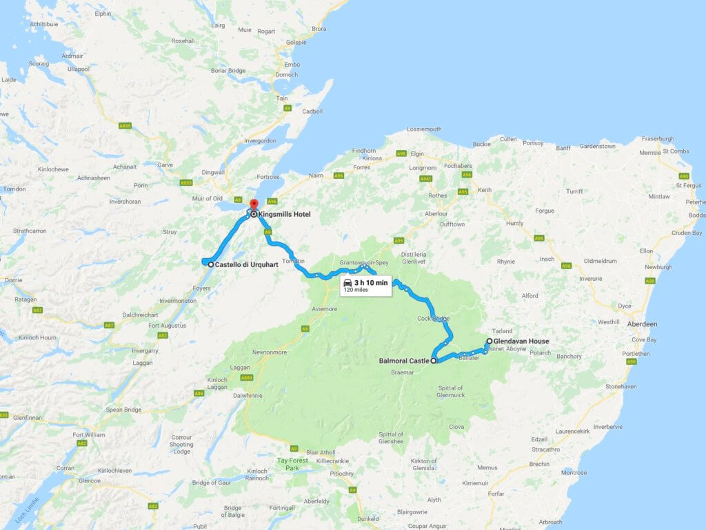 itinerario romantico in Scozia