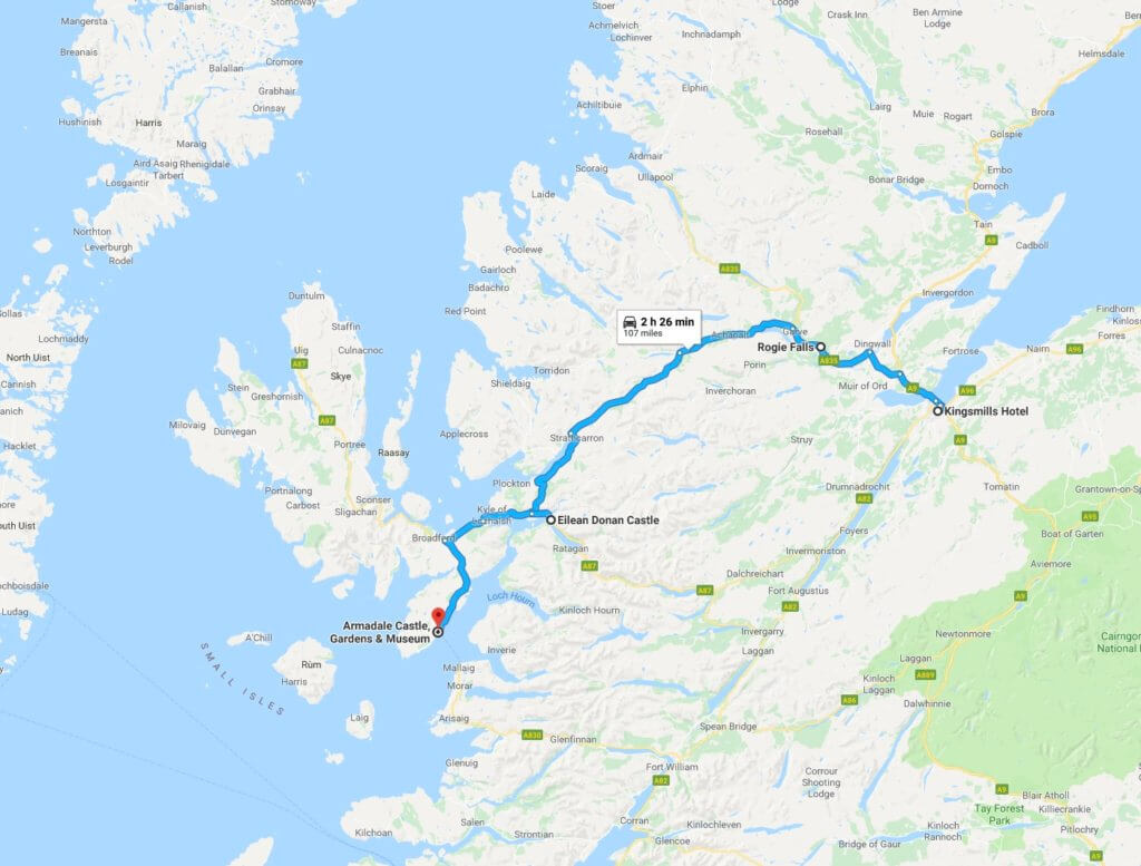 itinerario romantico in Scozia