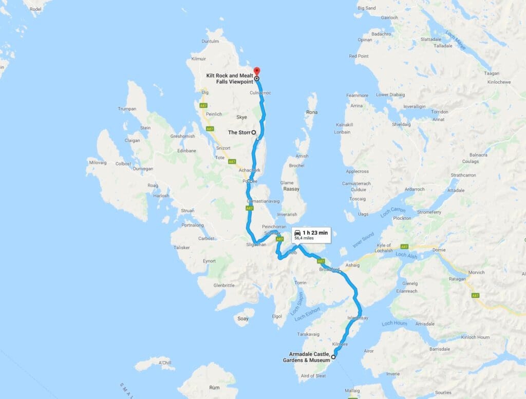 itinerario romantico in Scozia