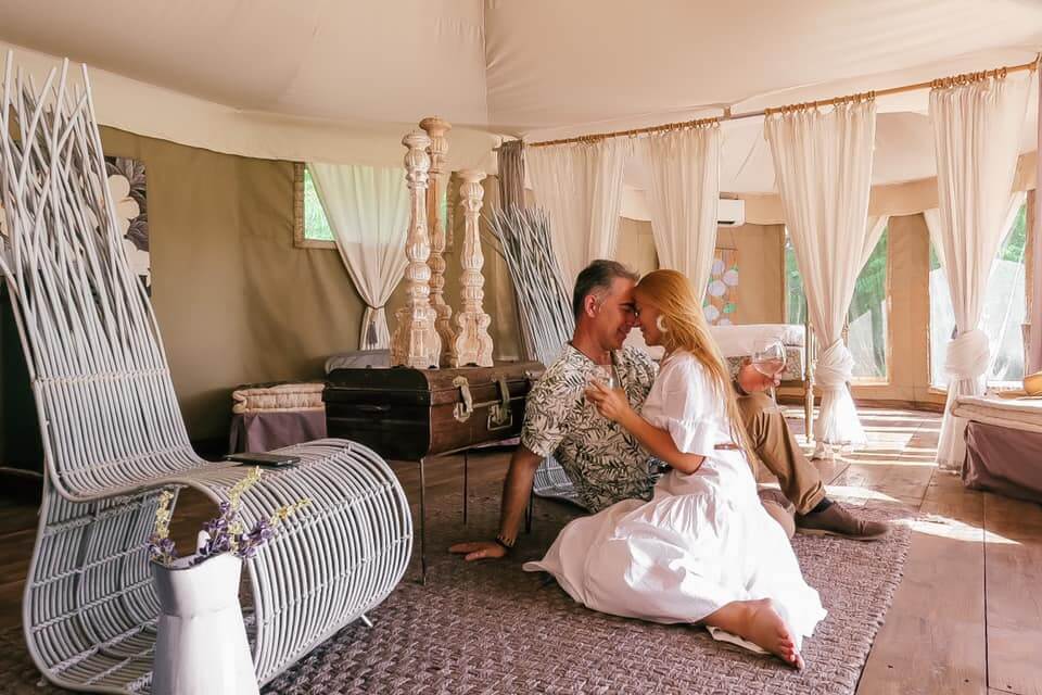 dormire in un glamping