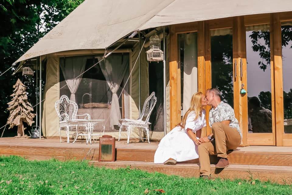 dormire in un glamping