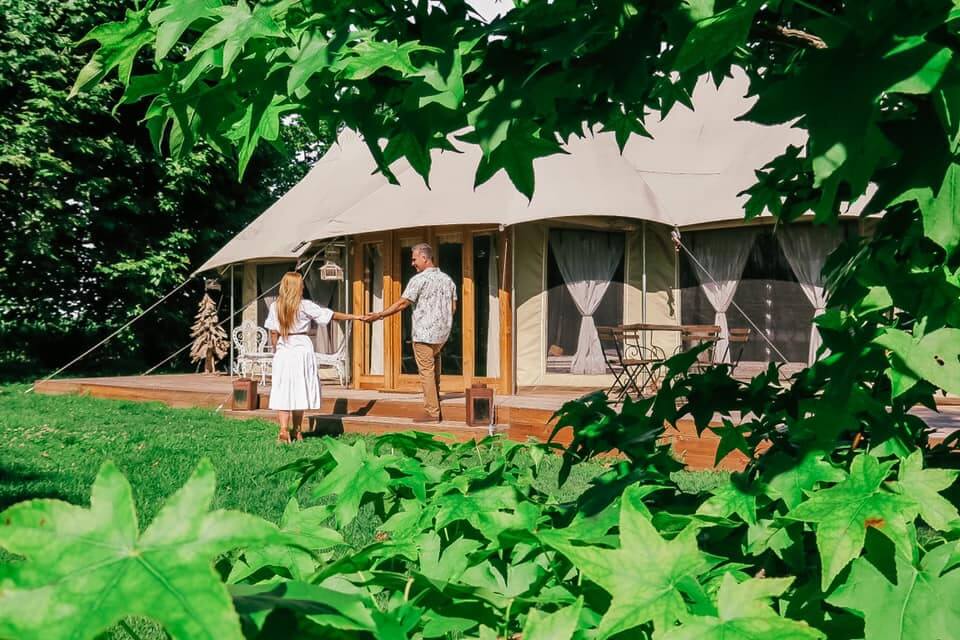 dormire in un glamping