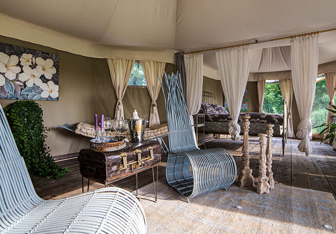 dormire in un glamping