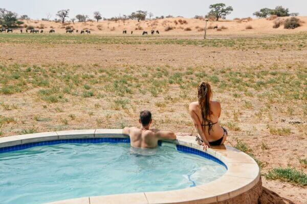 Dormire nel Kalahari Desert