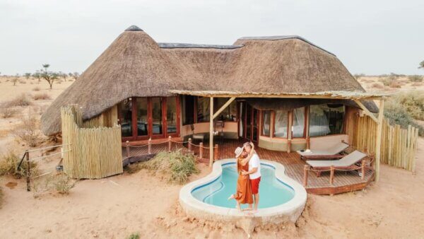 Dormire nel Kalahari Desert