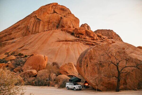Camping allo Spitzkoppe