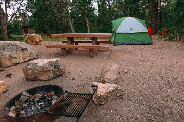 Camping al Grand Canyon