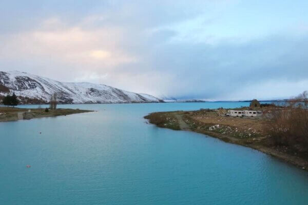 Campeggiare al Lake Tekapo