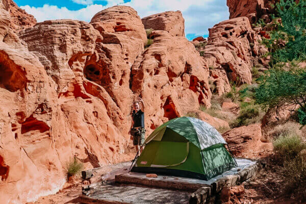 Camping alla Valley of Fire