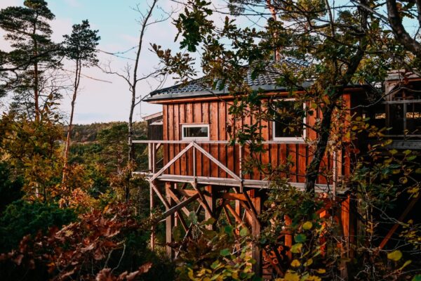 casa sull&rsquo;albero in Norvegia