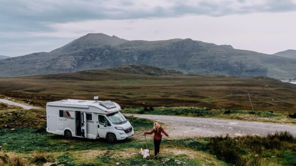 Sosta panoramica in camper a Garve2 width=